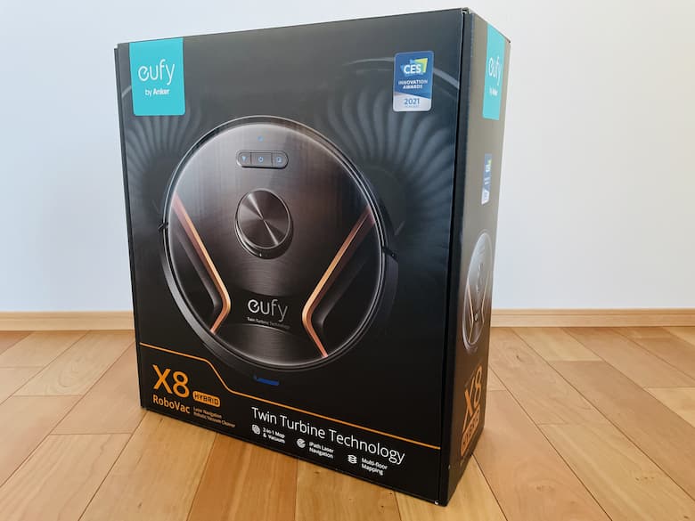 Anker Eufy RoboVac X8 Hybridレビュー。吸引力バツグン。水拭きモード