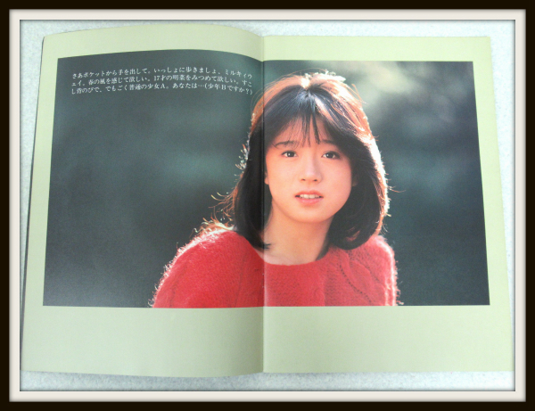中森明菜さんのデビューコンサートの懐かしパンフレット紹介！ - 良盤