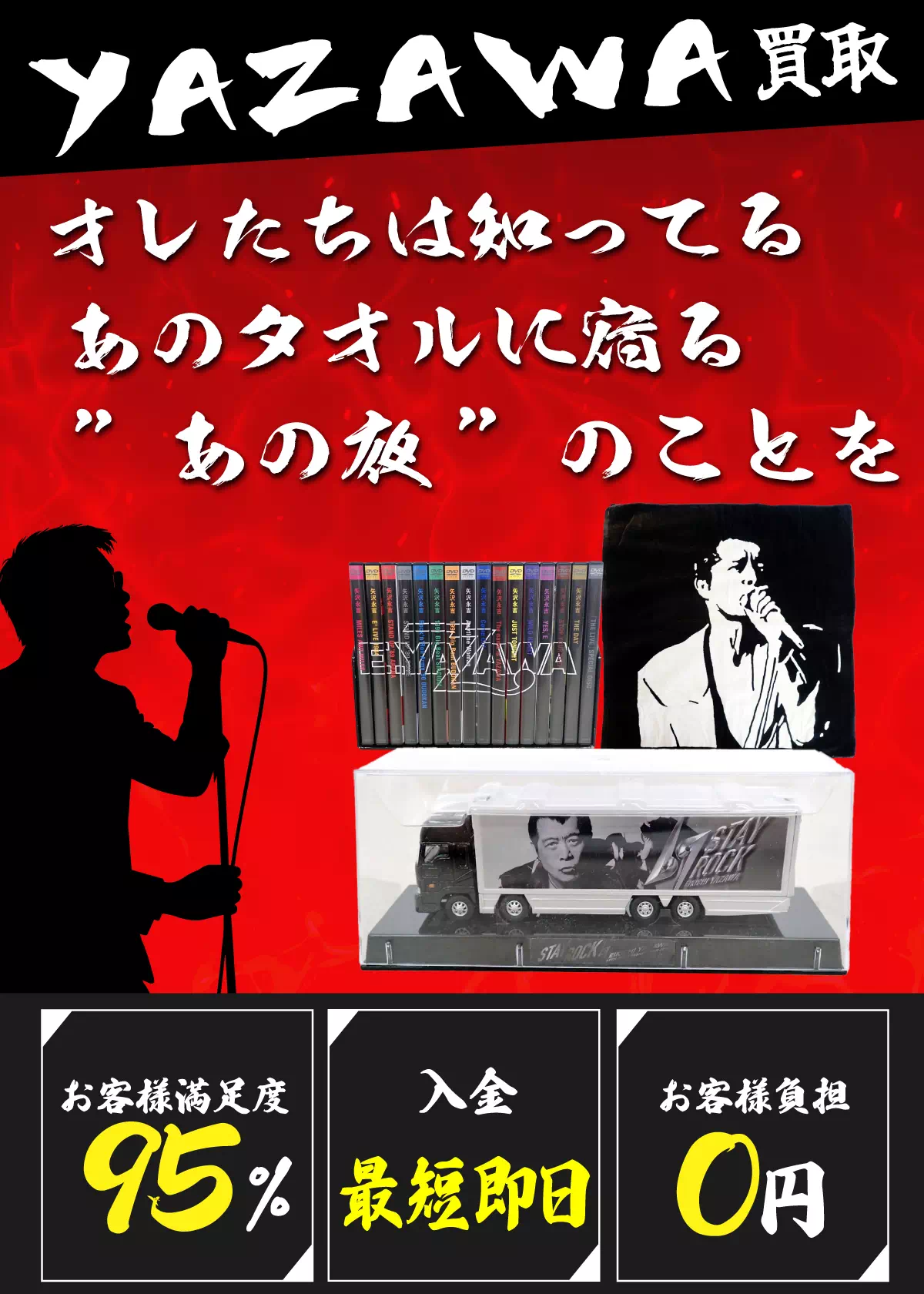 矢沢永吉 グッズ買取価格表 - 良盤ディスク