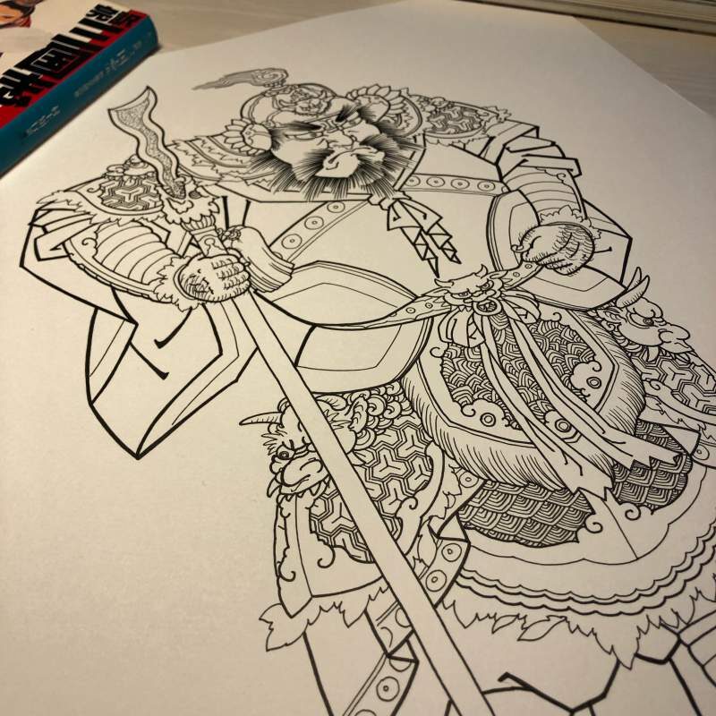 刺青図柄の意味 張飛翼徳 | 磨斧作針 龍元洞雑記帳