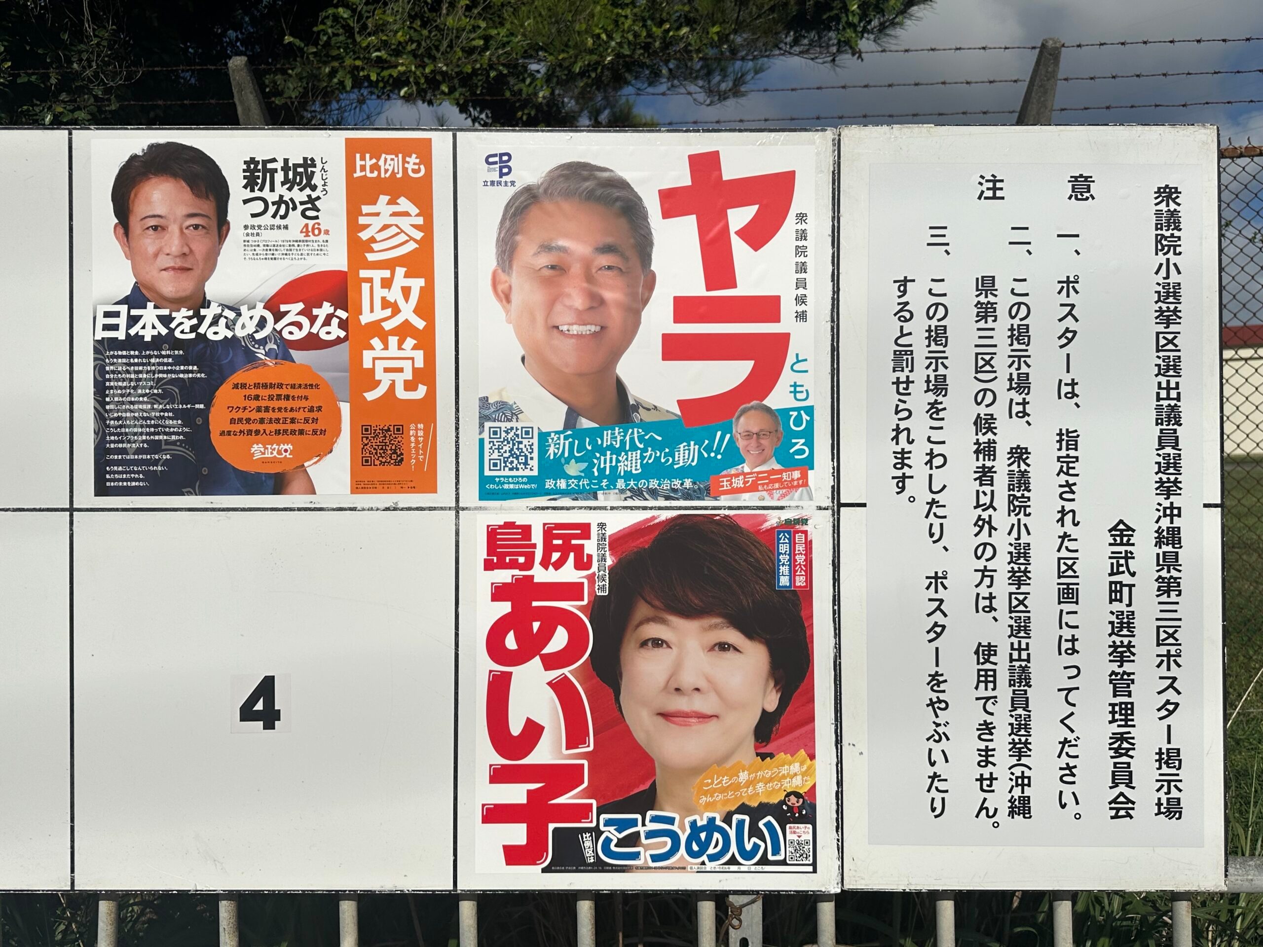 写真特集】沖縄選挙ポスターギャラリー2024