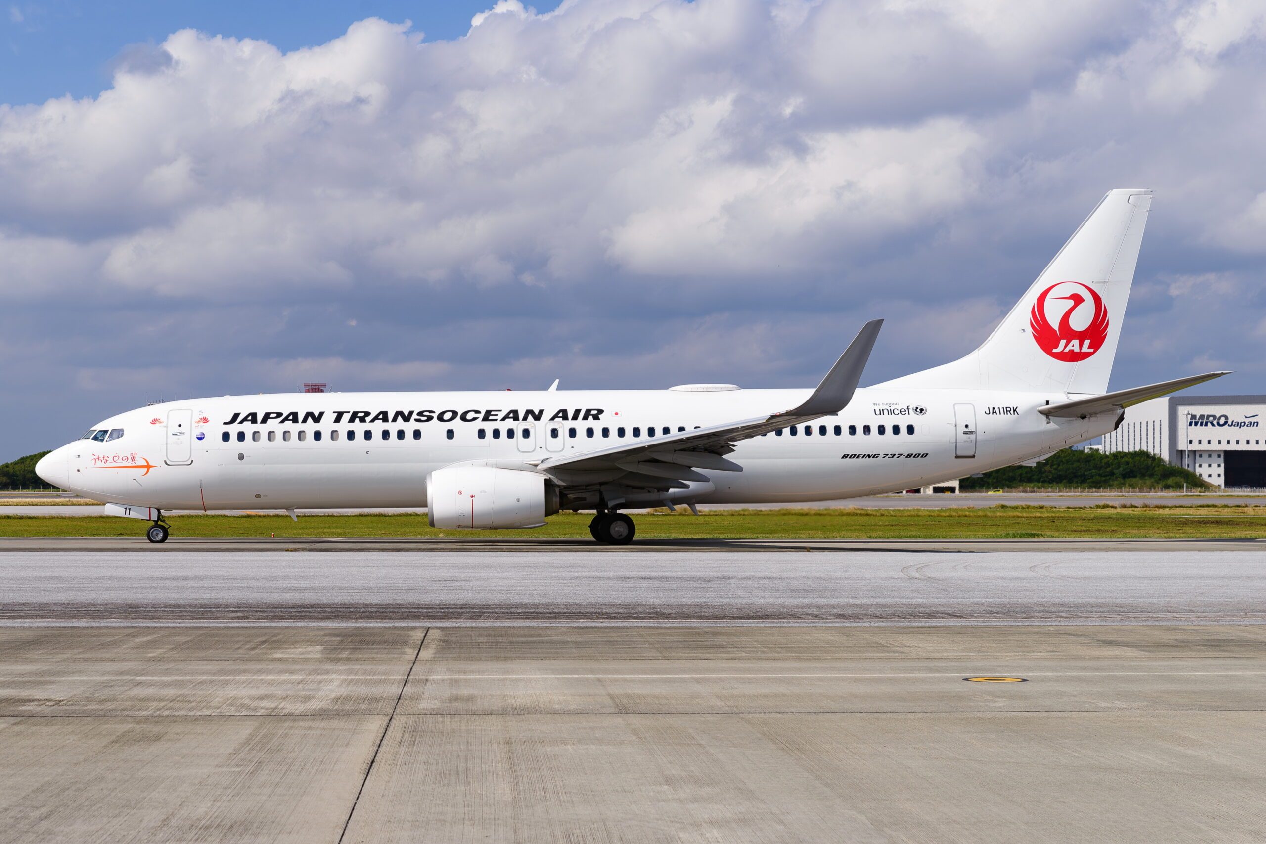 JTA B737-800 JA11RK 沖縄県×JTA kwjfa 機材情報 | JTA日本トランス