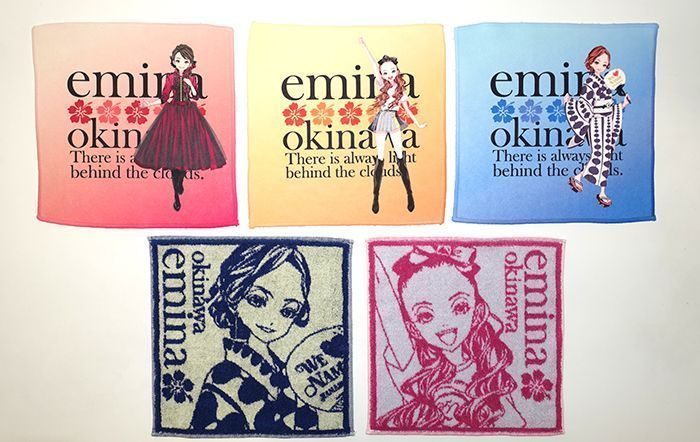安室奈美恵さん公認キャラのタオル販売 沖縄のセブン限定できょうから