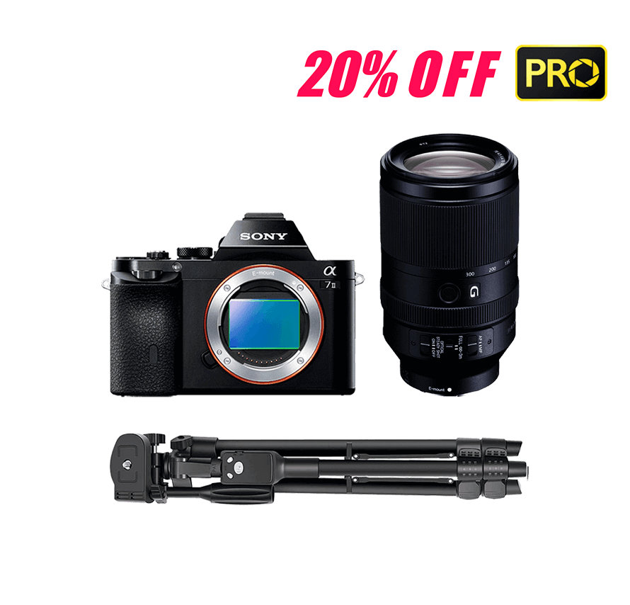 レンタル] ソニー SONY α7II 望遠レンズ / 三脚セット｜ ミラーレス
