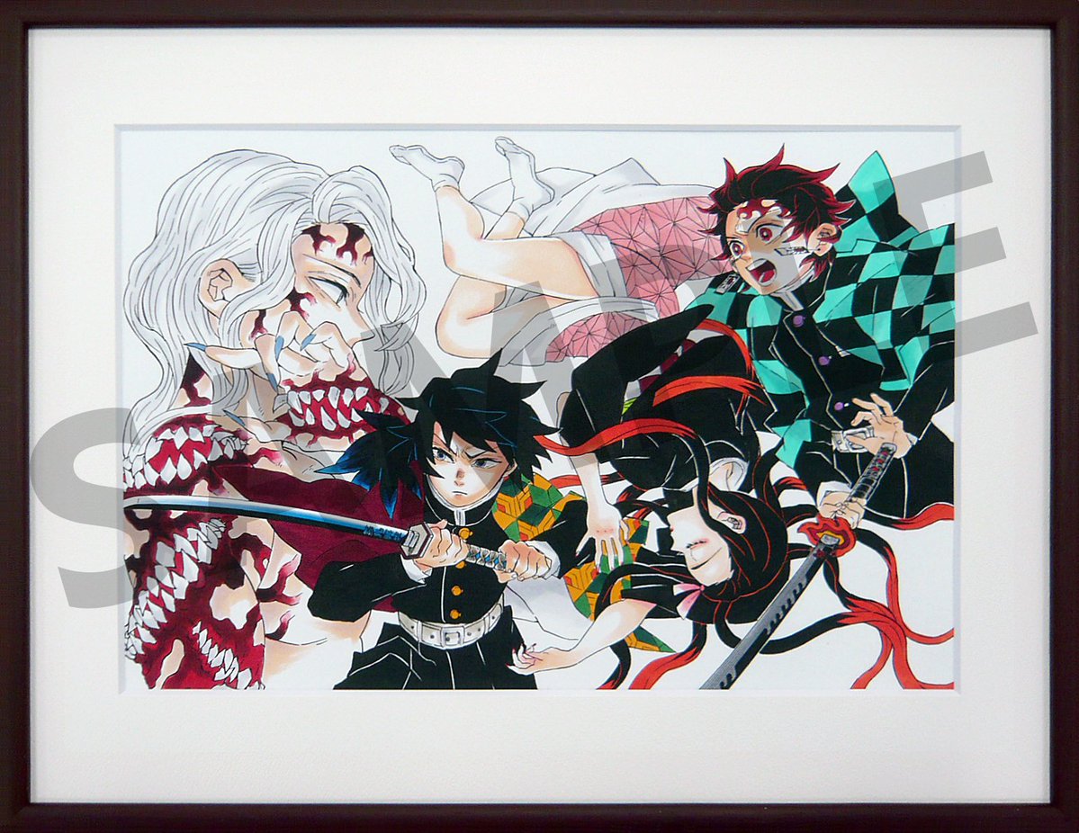 JUMP SHOPにて『鬼滅の刃』新商品登場！高級複製原画はファン必見