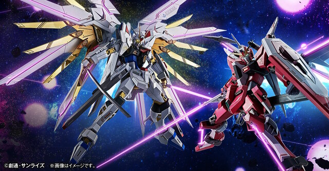 劇場版「ガンダムSEED」からストフリ弐式、インジャ弐式がMETAL ROBOT