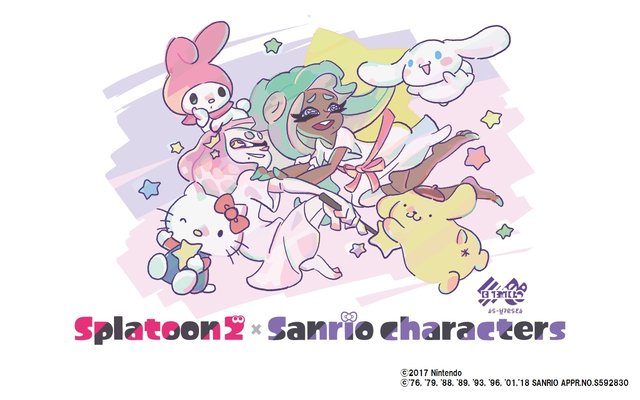 スプラトゥーン2xサンリオキャラクターズ」第二弾フェアが11月10日