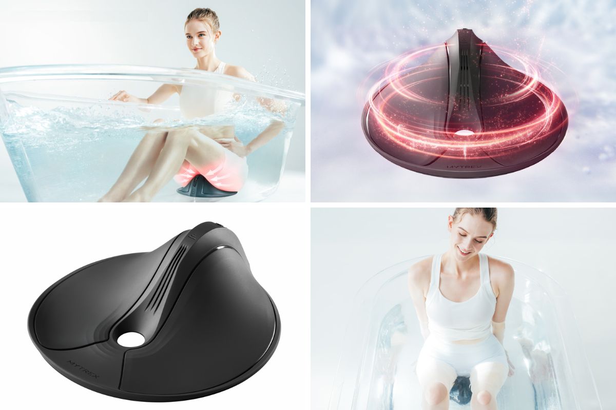 お風呂で気軽に使える「骨盤底筋」専用のEMSトレーニングマシン「AQUA