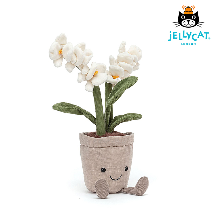 Jellycat趣味蝴蝶蘭白27cm | 誠品線上