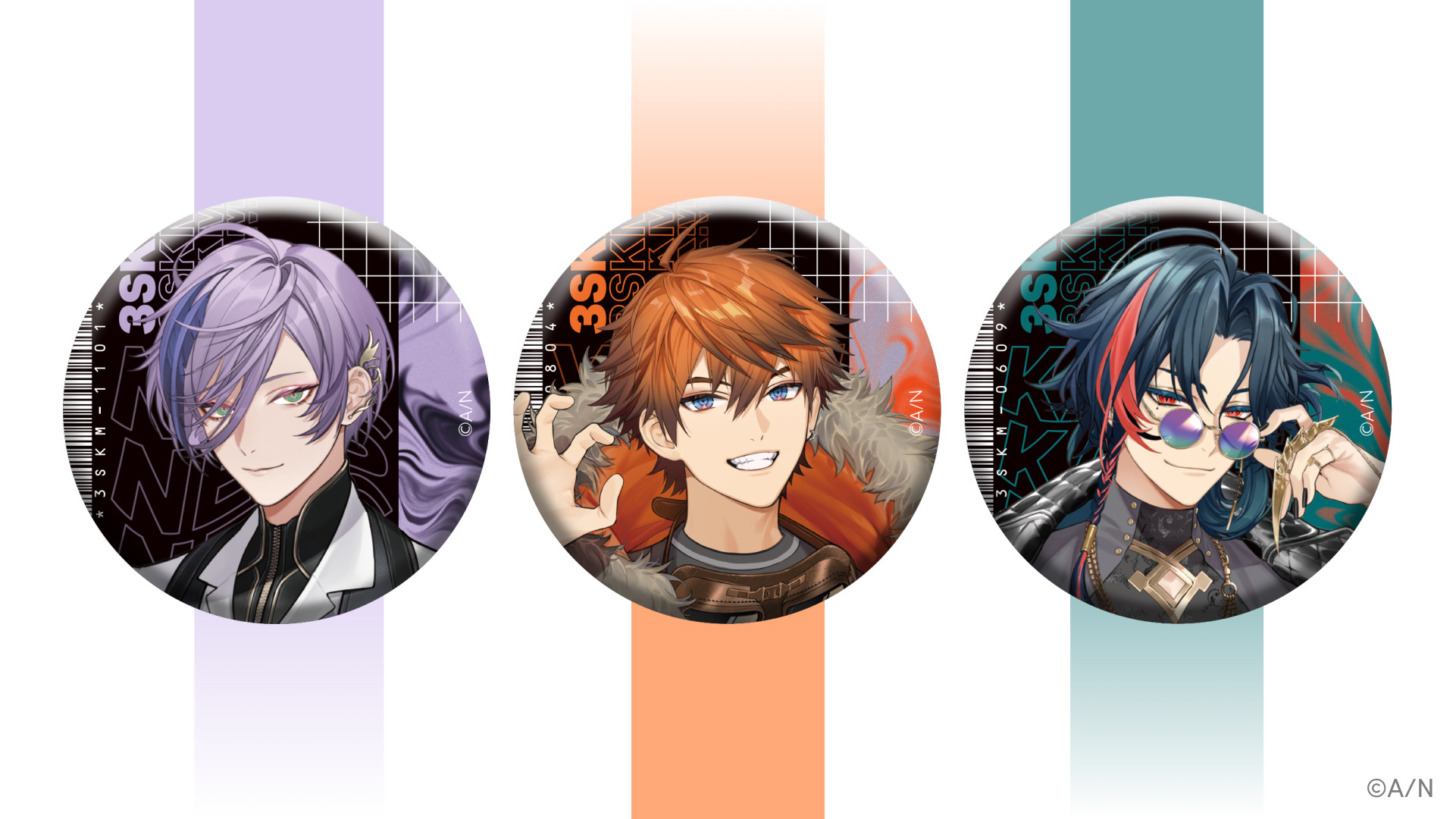 にじさんじ にじさんじ AGF 缶バッジ 魁星 3SKM 魁星 3SKM AGF