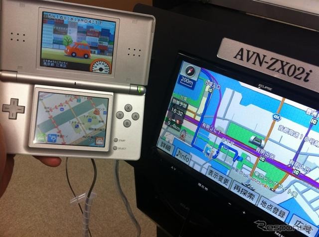 カーナビと完全リンク『クルマでDS』 ― ドライブが楽しくなる