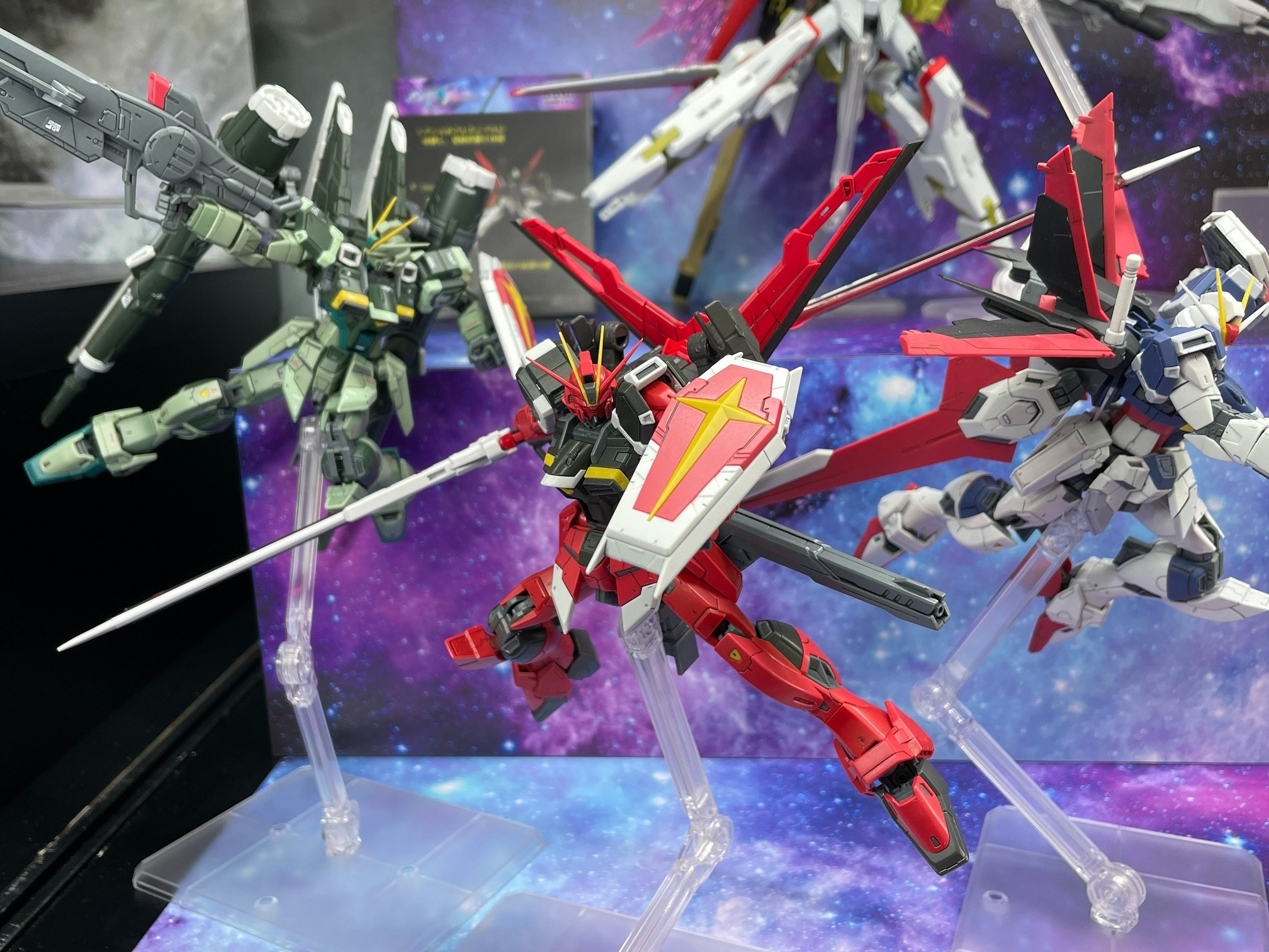 RG ソードインパルスガンダムSpecII」や「RG アカツキ用シラヌイパック
