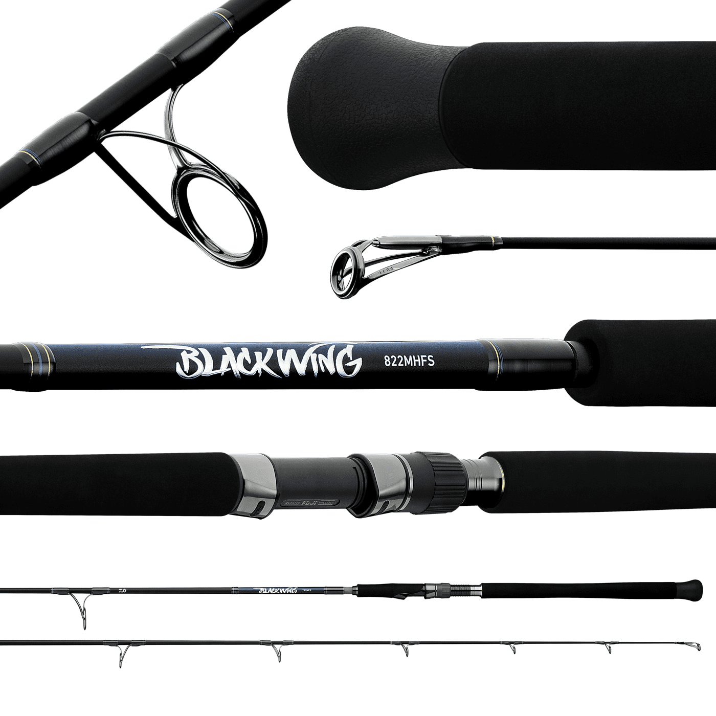 Daiwa Black Wing Popping Spinning Rods - Daiwa