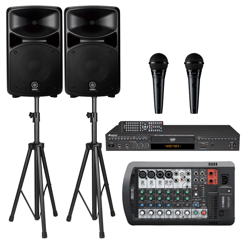 Yamaha Stagepas 400BT 400 watts PA System, Acesonic DGX-220