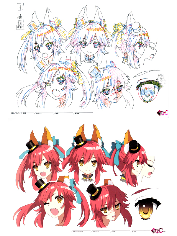 Fate/EXTRA CCC OP Animation Production Note Art Book Collector's