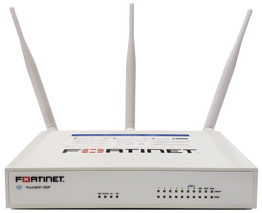 Fortinet Fortigate FortiWiFi 60F Secure SD-WAN Appliance (FWF-60F