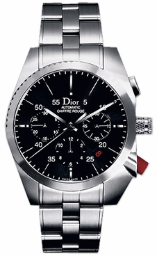 CD084610M001 Christian Dior Chiffre Rouge Black Dial Chronograph