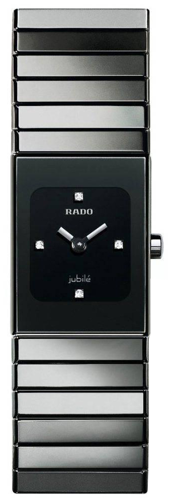 R21827752 Rado Ceramica XS Jubile Ladies Platinum Tone Ceramic Watch