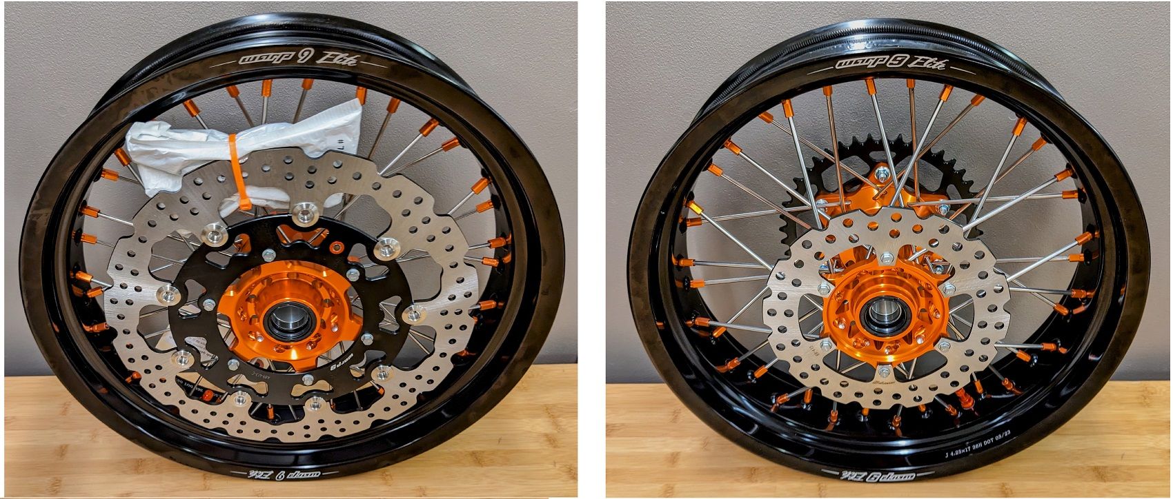 Warp 9 Supermoto Wheels - KTM 350 / 500 EXC-F