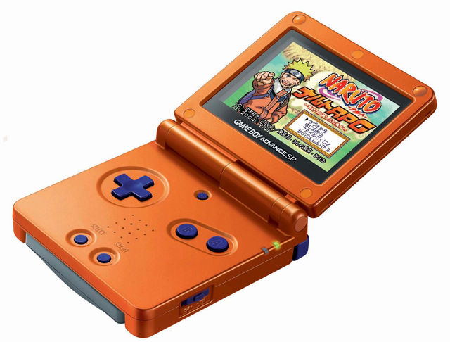 限定品GAMEBOY ADVANCE SP ナルトオレンジ 本体(ジャンク品) 希少品