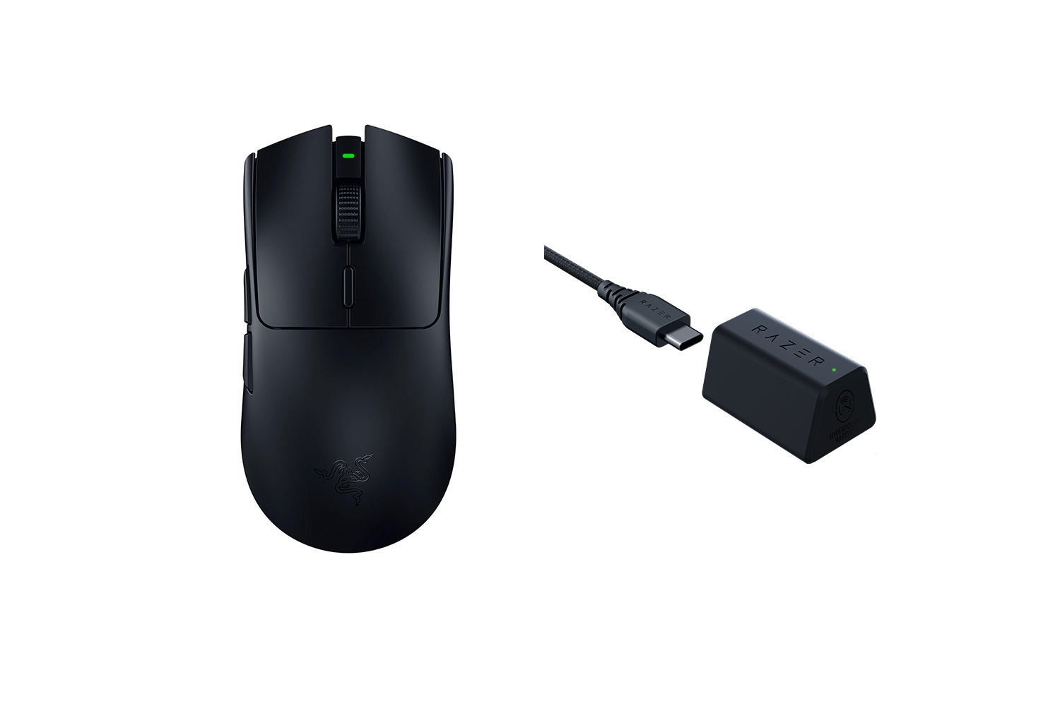 Razer DeathAdder V3 Pro + HyperPolling Wireless Dongle Bundle
