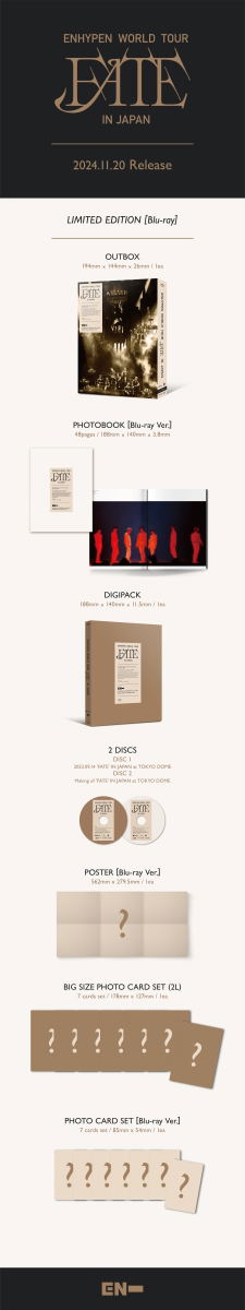 ENHYPEN World Tour 'Fate' In Japan [Limited Edition]