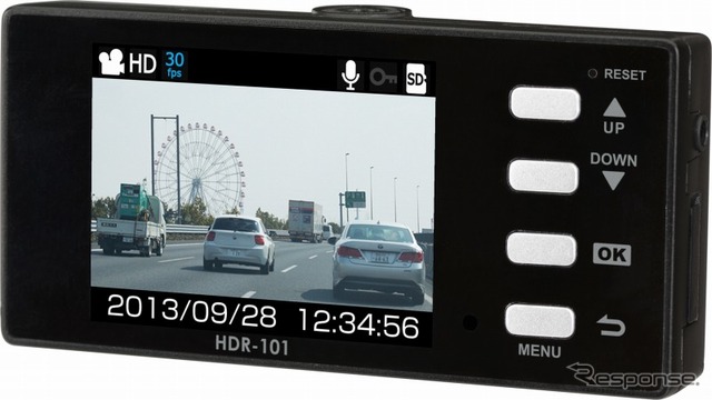 コムテック、ドライブレコーダー HDR-101 を発売…安心の日本製 1枚目の