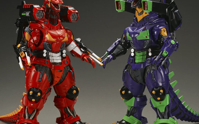 エヴァンゲリオンカラーの「メカゴジラ」立体化 | レスポンス