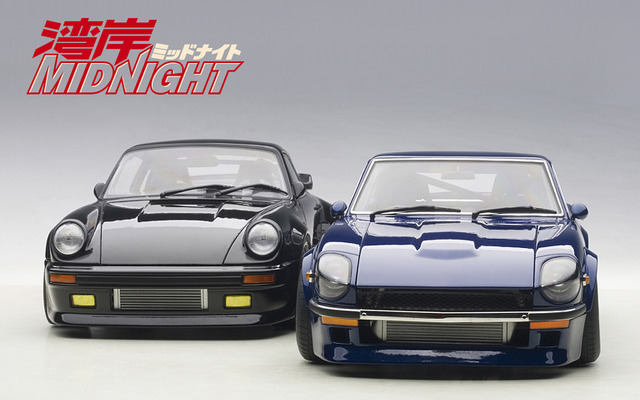 ミニカー検証】湾岸再現、オートアートの 悪魔のZ と ブラックバード