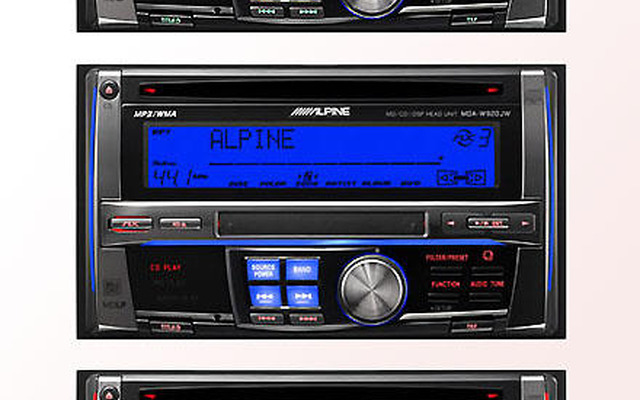 アルパイン、iPod にも対応した2DIN・CD/MDユニットを発売