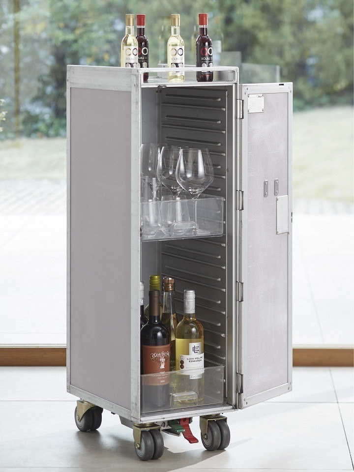 機内食カートを購入できる…実際に使われた本物、価格は6万5000円から