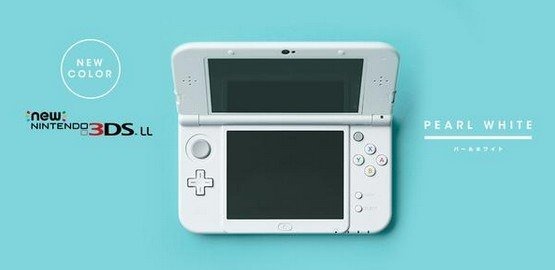 ニンテンドー3DS LL…ブラック＆ブルーにつづき、新色「パールホワイト
