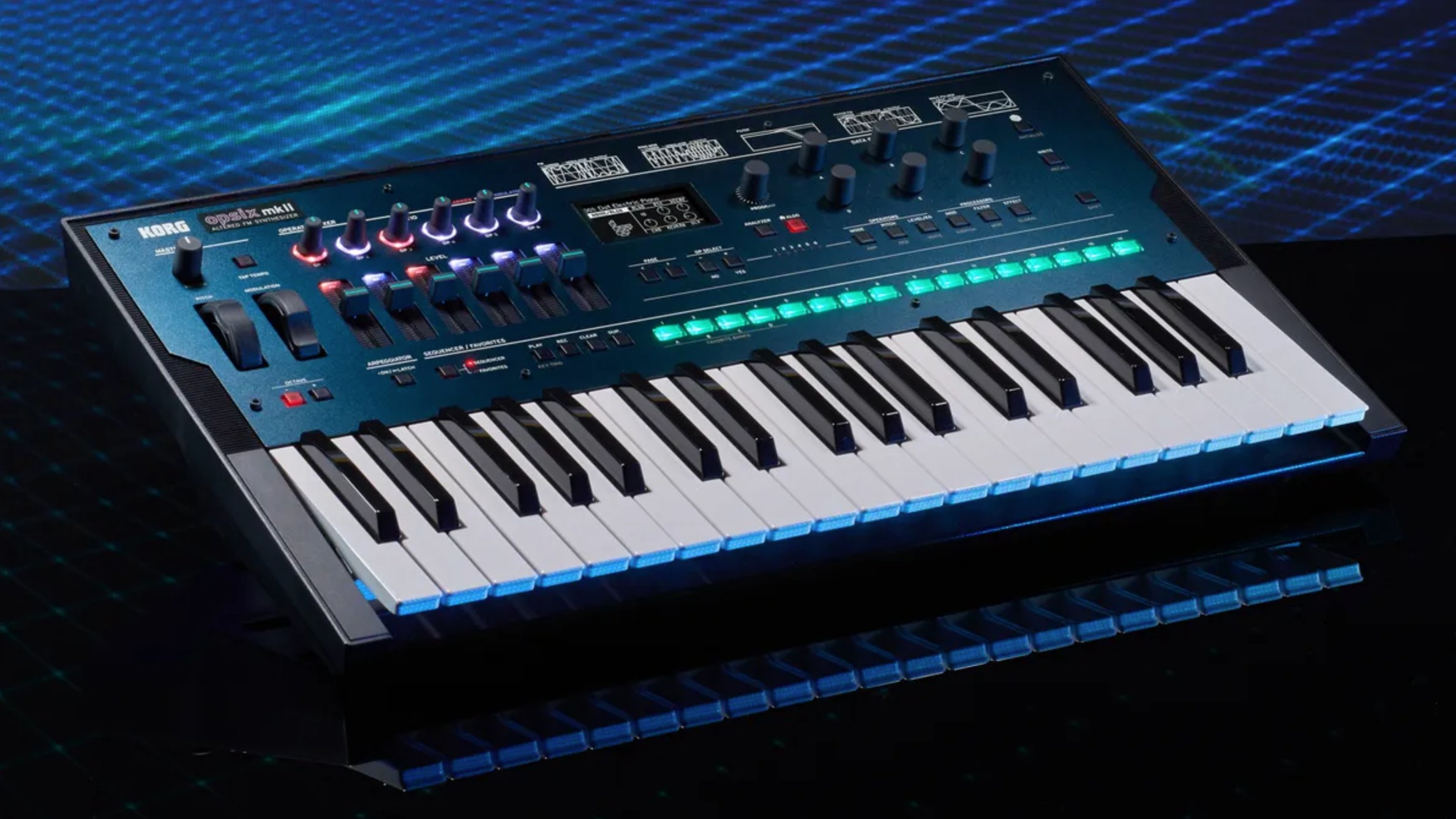 Korg's Opsix mk II synth is based on the FM sound engine of the