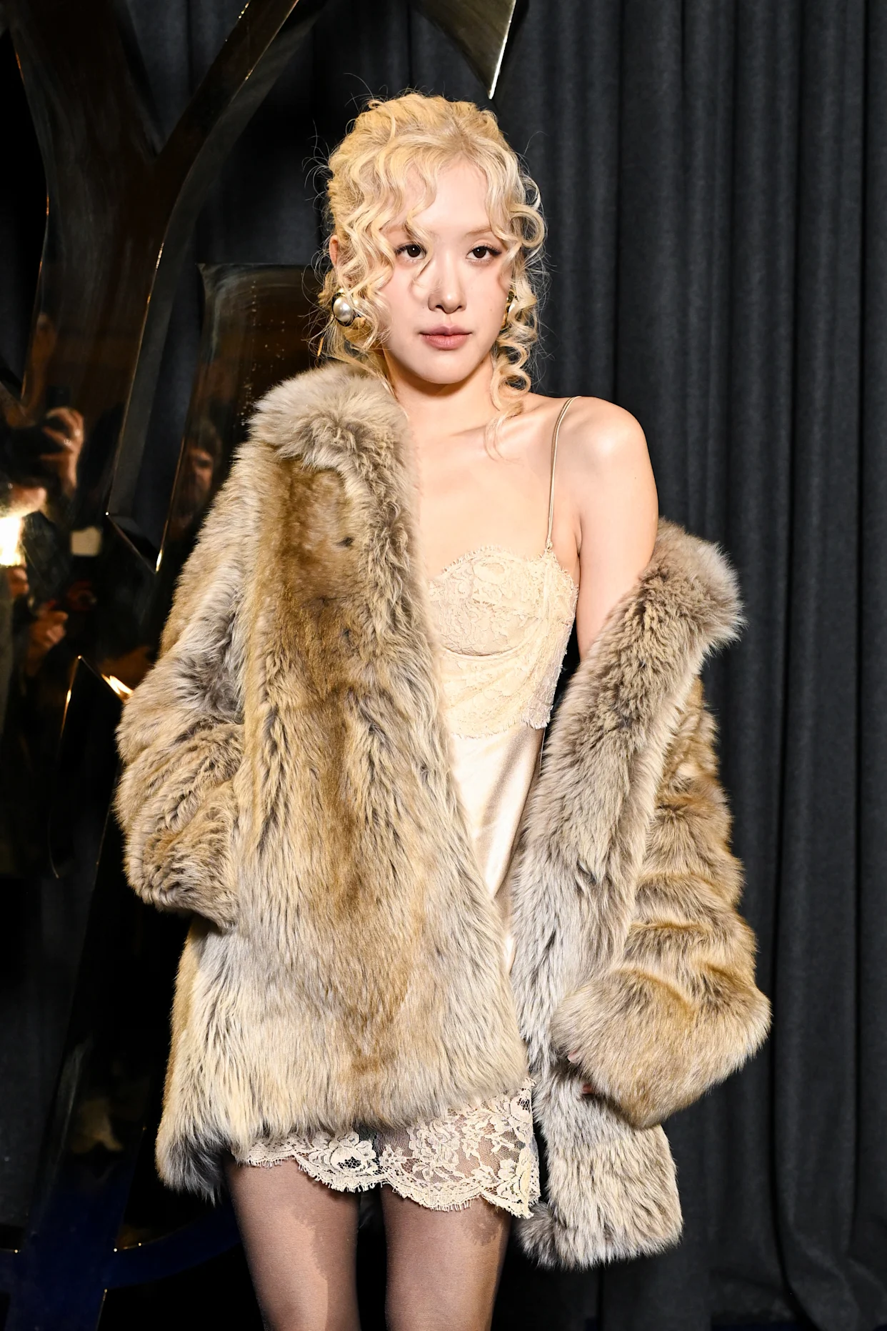 BLACKPINK's Rosé Made a Nightie Chic for Saint Laurent's Paris