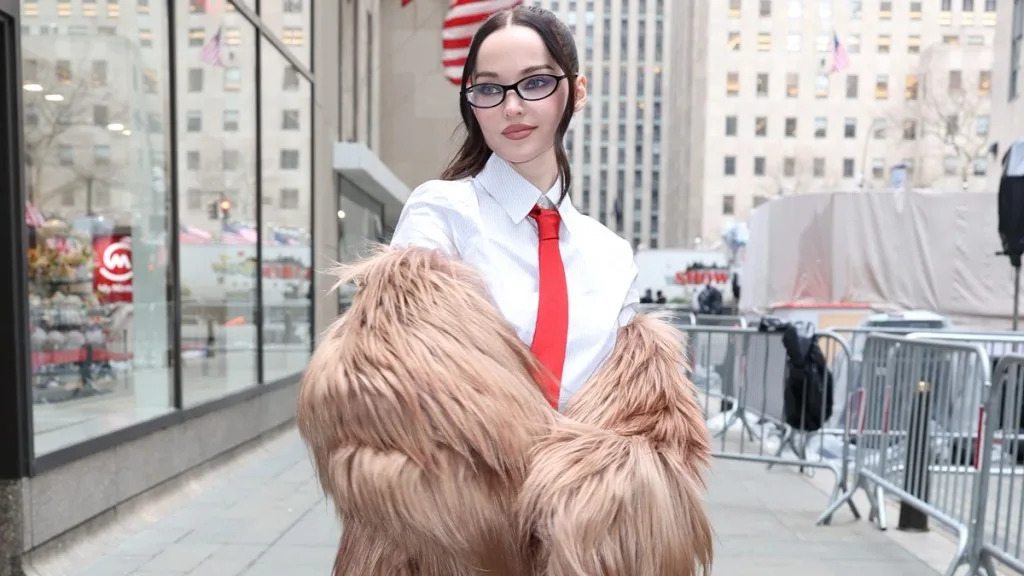 Dove Cameron's Tie-up Dress Has a Daring Cutout for Paper Magazine