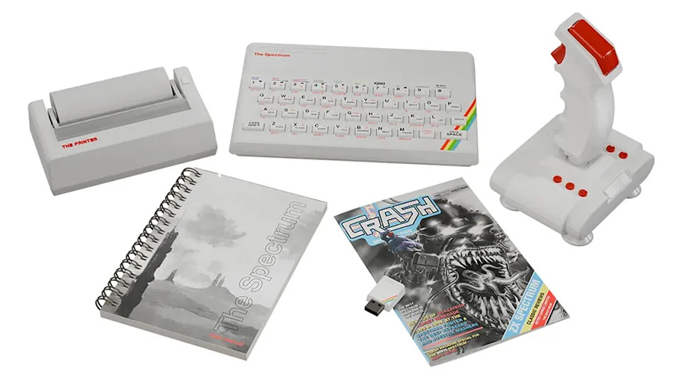 ヤミー Redesigned ZX Spectrum replica is a brilliant white time
