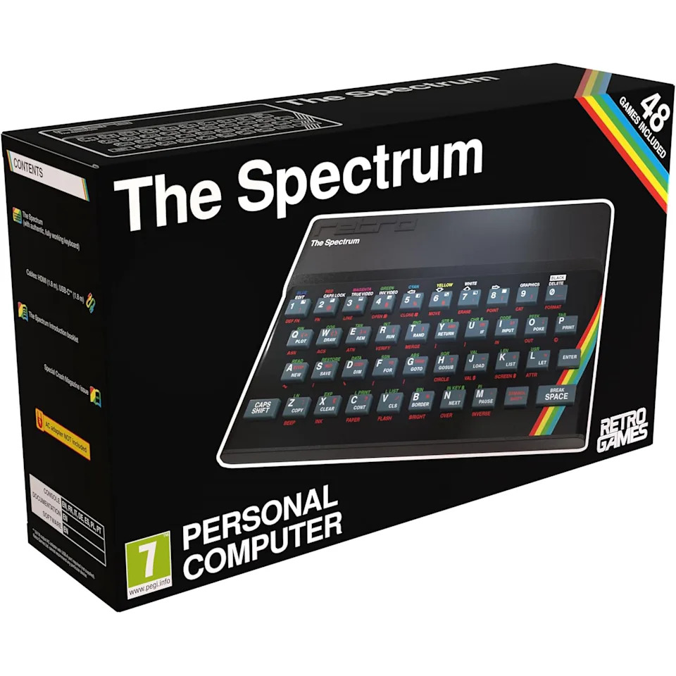 ヤミー Redesigned ZX Spectrum replica is a brilliant white time