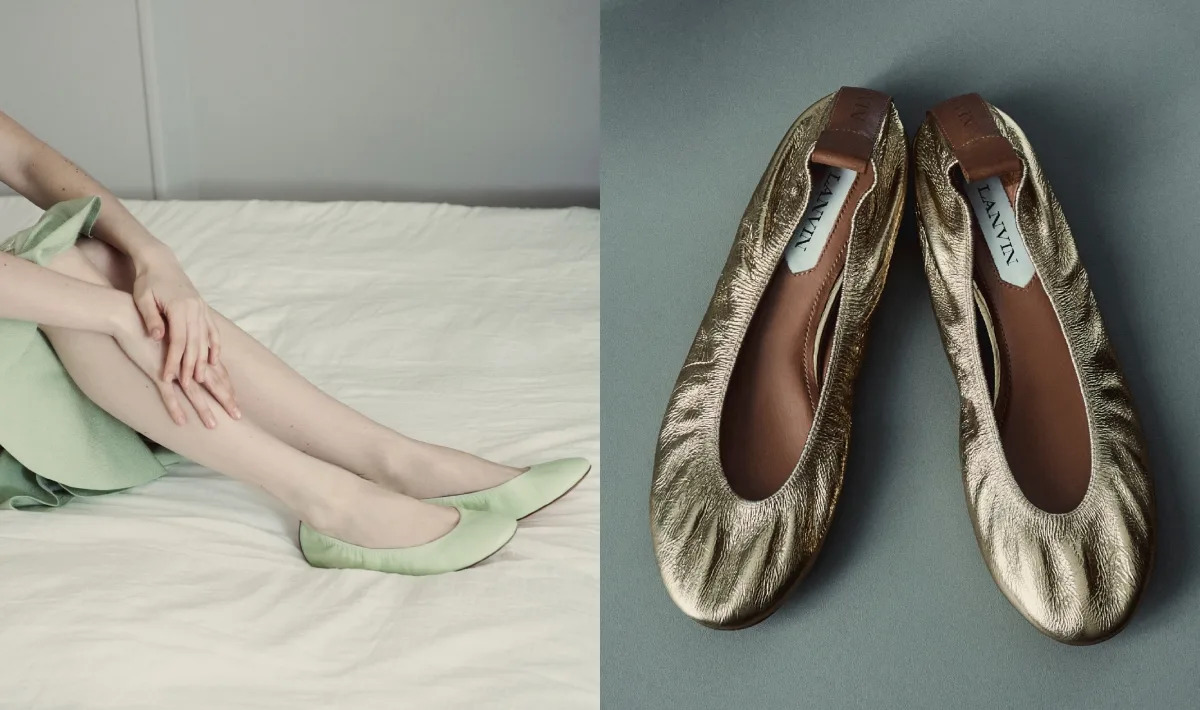 Lanvin Updates Its Ballerina Flats for Spring 2024 Collection