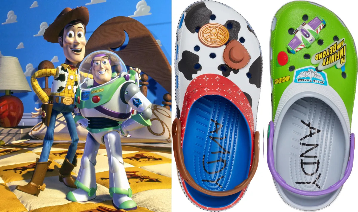 Crocs Transforms Sheriff Woody and Buzz Lightyear Into Clogs for