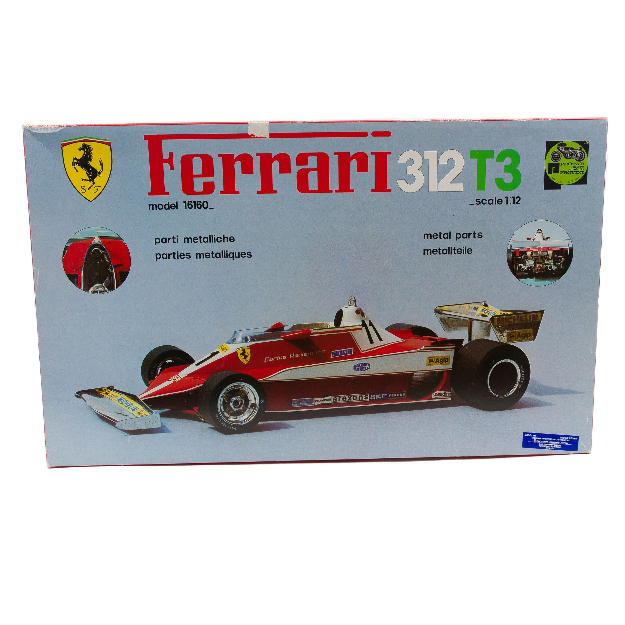 Protar Provini Ferrari 312 T3 Model Kit sold at auction on 30th