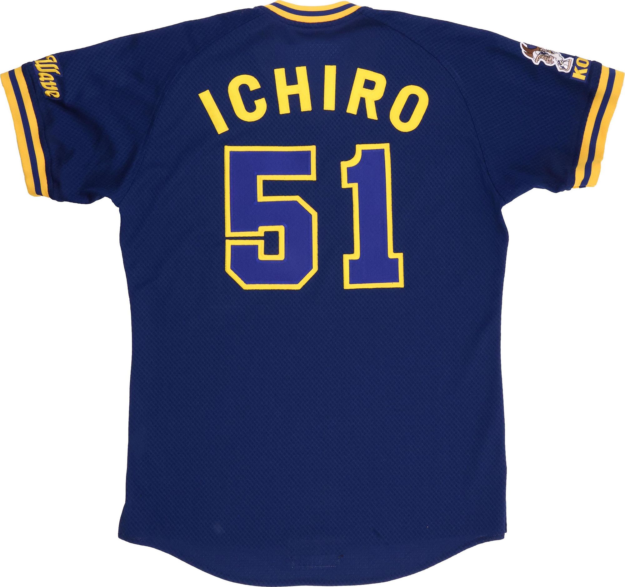 2000 Ichiro Suzuki Orix BlueWave (NPB) Game Worn Road Jersey sold