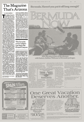 THE MAGAZINE THAT'S ARIZONA - The New York Times