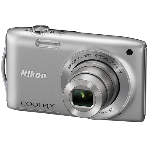 Aparat foto digital Nikon COOLPIX S3300, 16MP, Silver - eMAG.ro