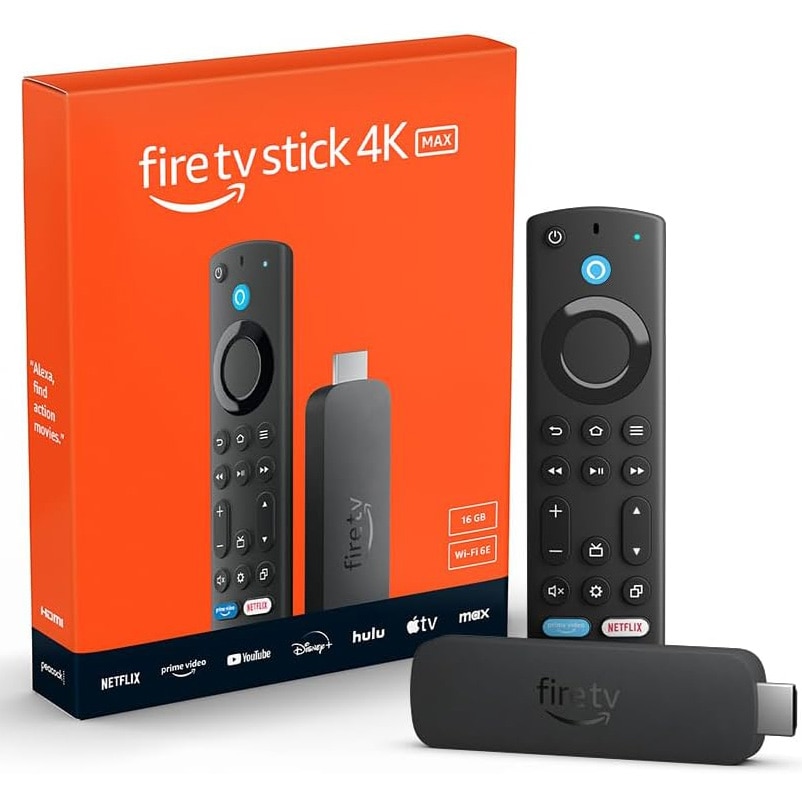 Media player Amazon Fire TV Stick 4K MAX (2023) ,Quad-core, 16GB