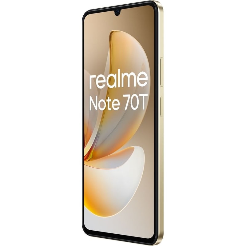 Telefon mobil Realme Note 70T, 4GB RAM, 128GB, Gold - eMAG.ro