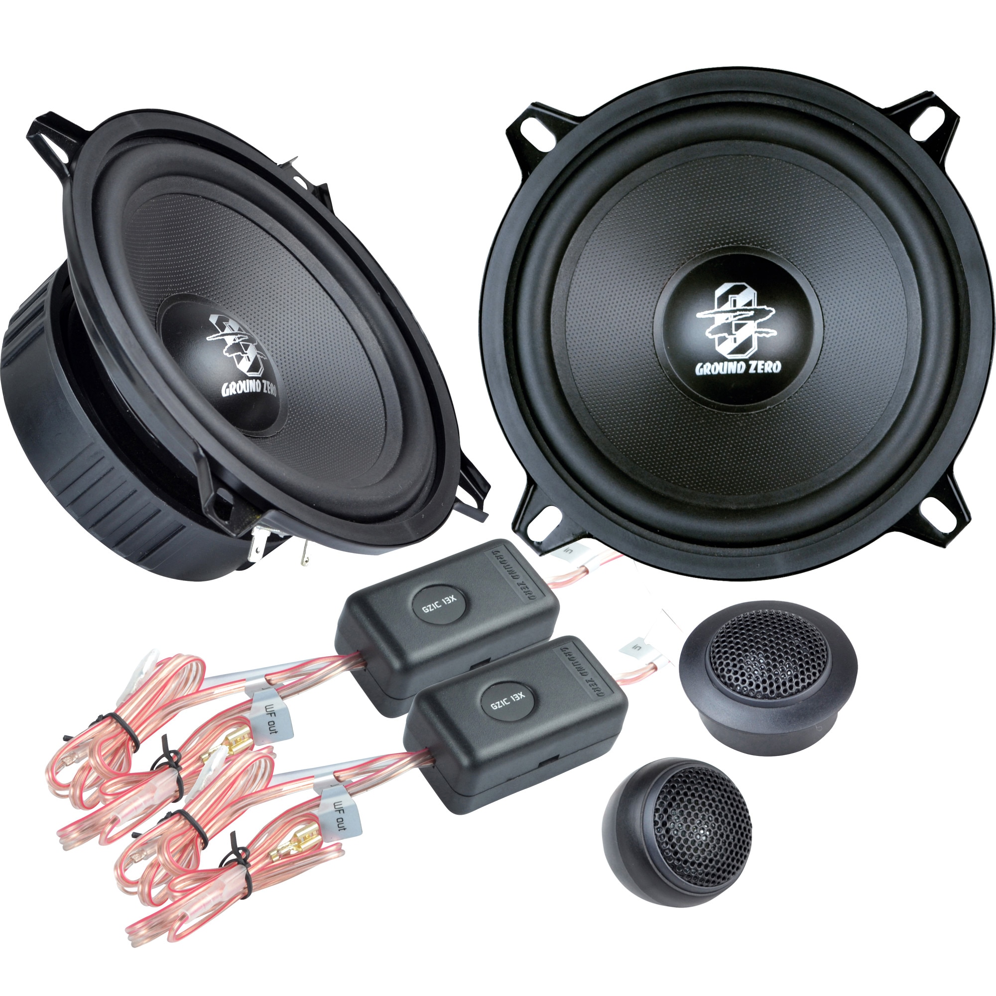 Set difuzoare auto tip component Ground Zero Iridium, GZIC 13X, 2
