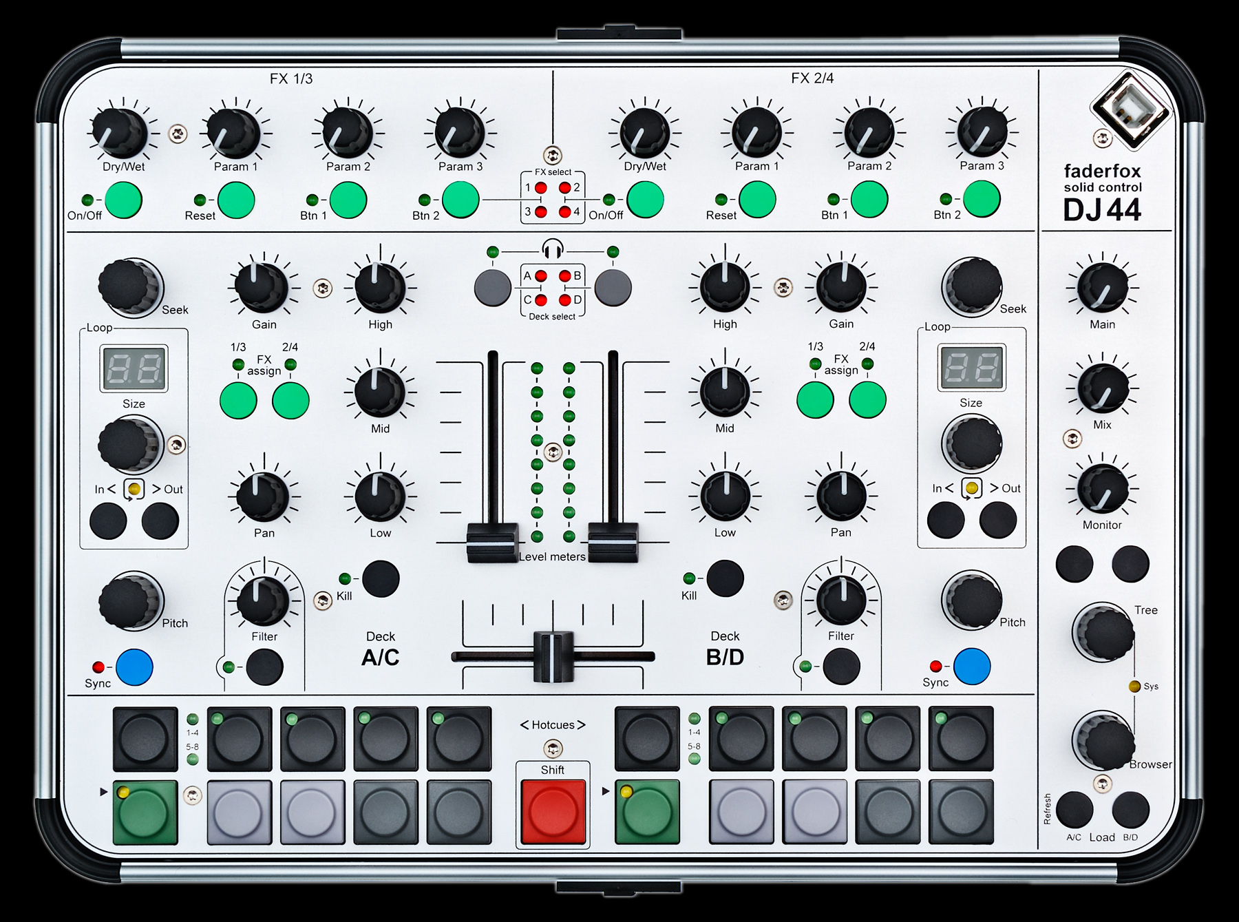 Faderfox DJ44 Solidcontrol Portable Controller - DJ TechTools