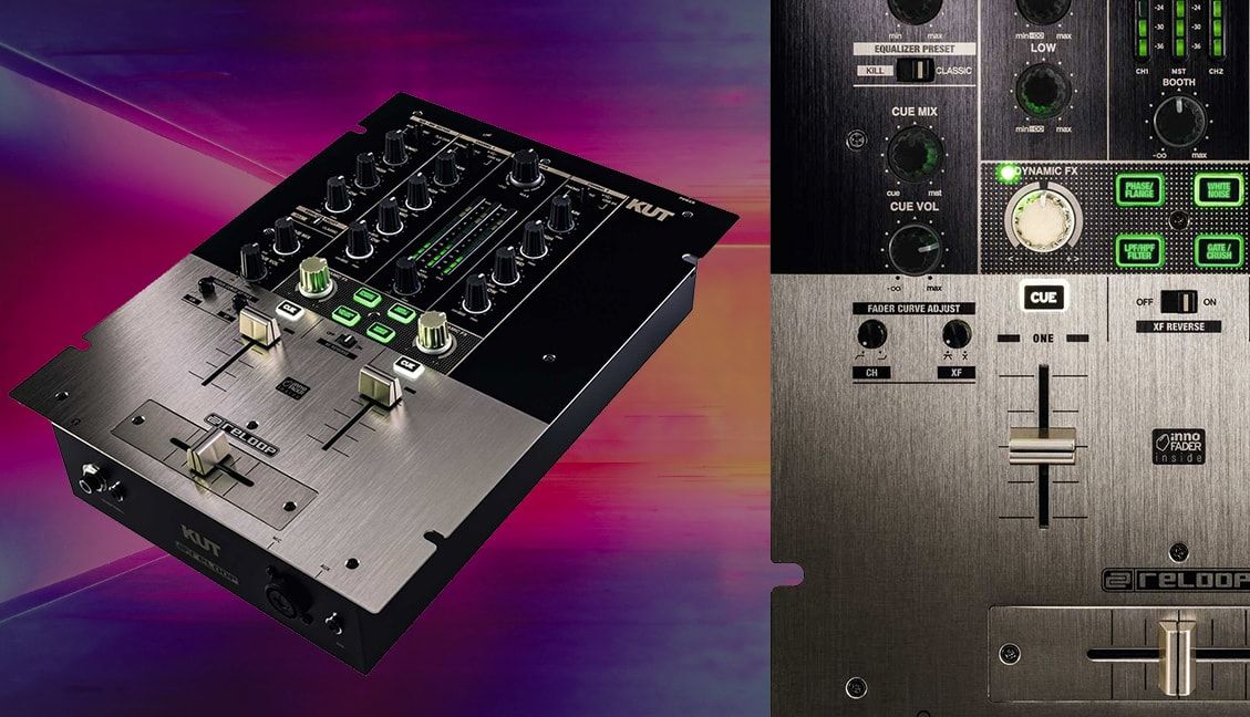 Reloop KUT: Classic Design Battle Mixer with Innofader + FX - DJ