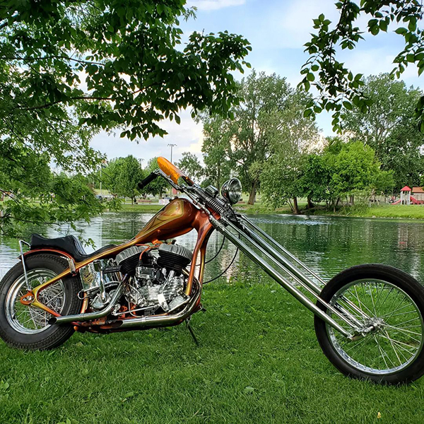 Michael Lange's Custom 1948 Harley-Davidson Chopper - Motorcycle
