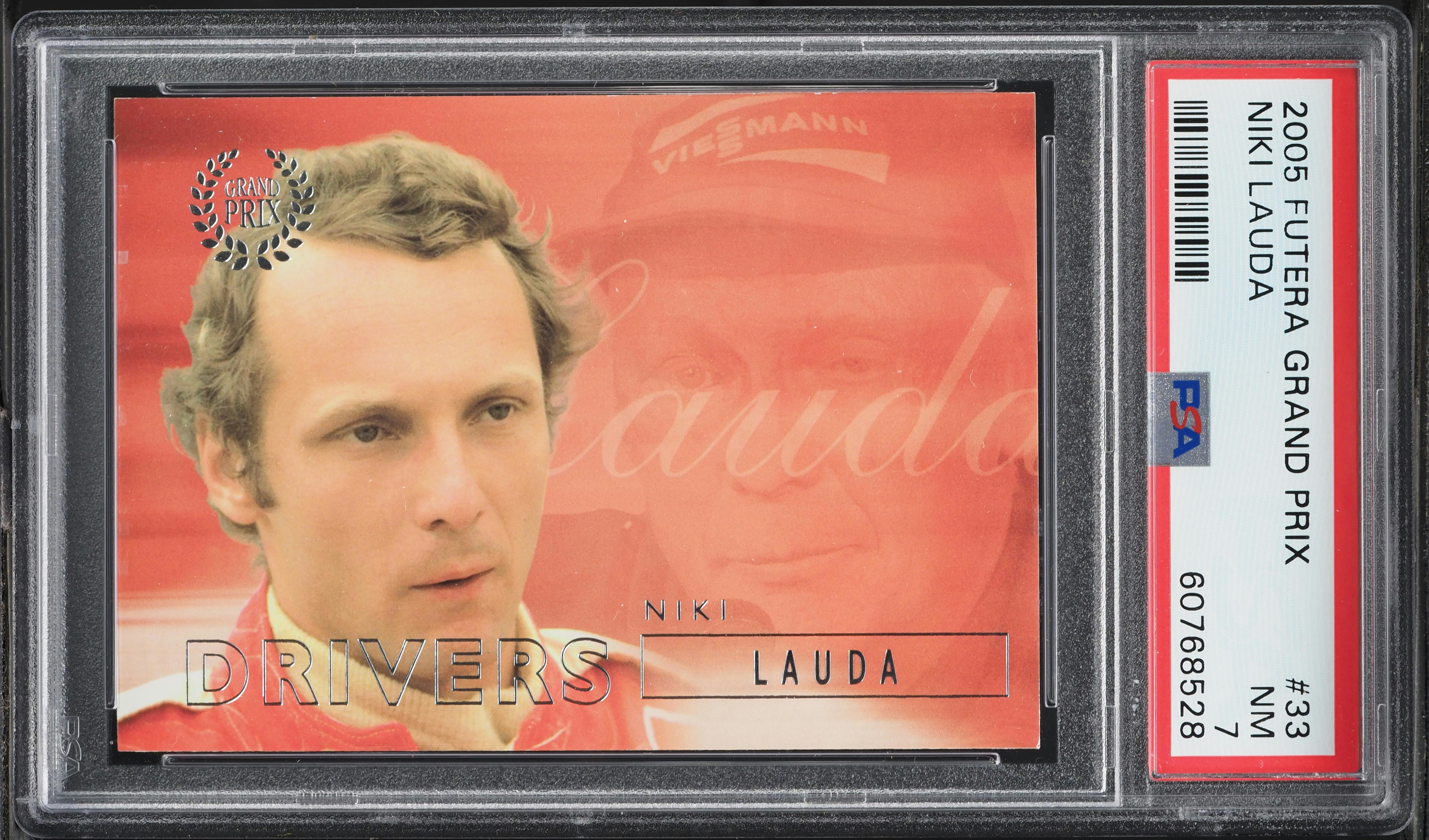 2005 Futera Grand Prix Niki Lauda #33 PSA 7 NRMT on Fanatics Collect